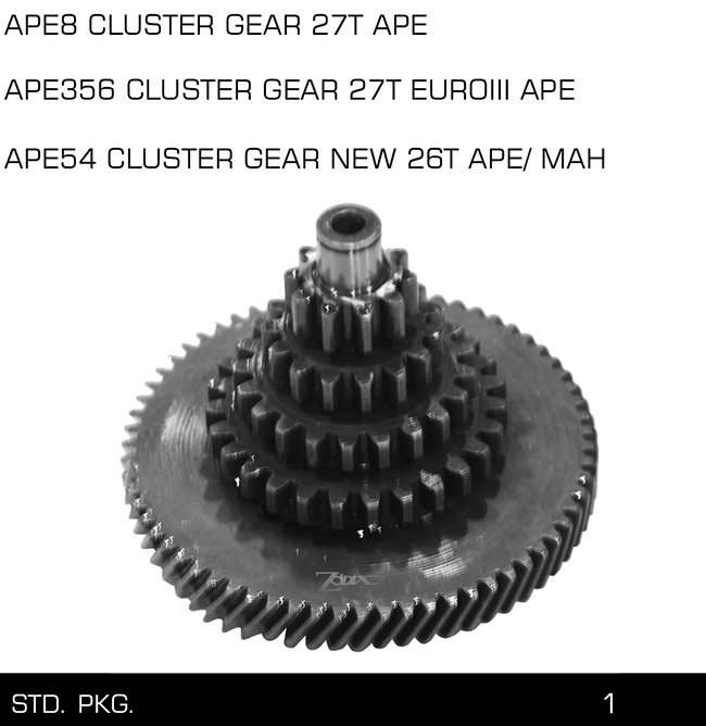APE54-APE356 -APEB CLUSTER GEAR 27T APE